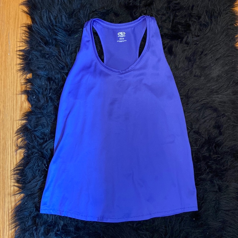 Loose fit purple tank
